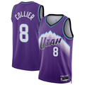 STECN U.Jazz #8 Isaiah Collier Purple Swingman Jerseys - Icon Edition