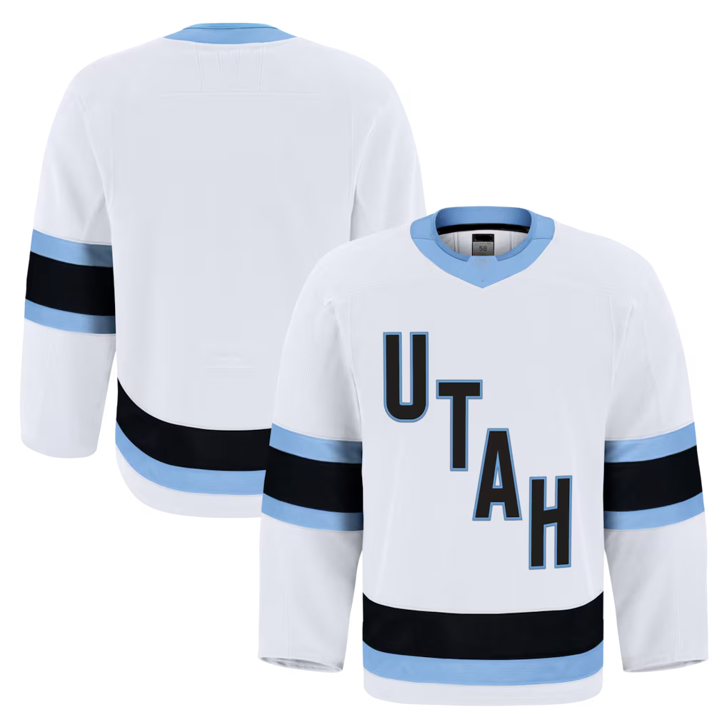 STECN U.Mammoth White Away Authentic Pro Jerseys