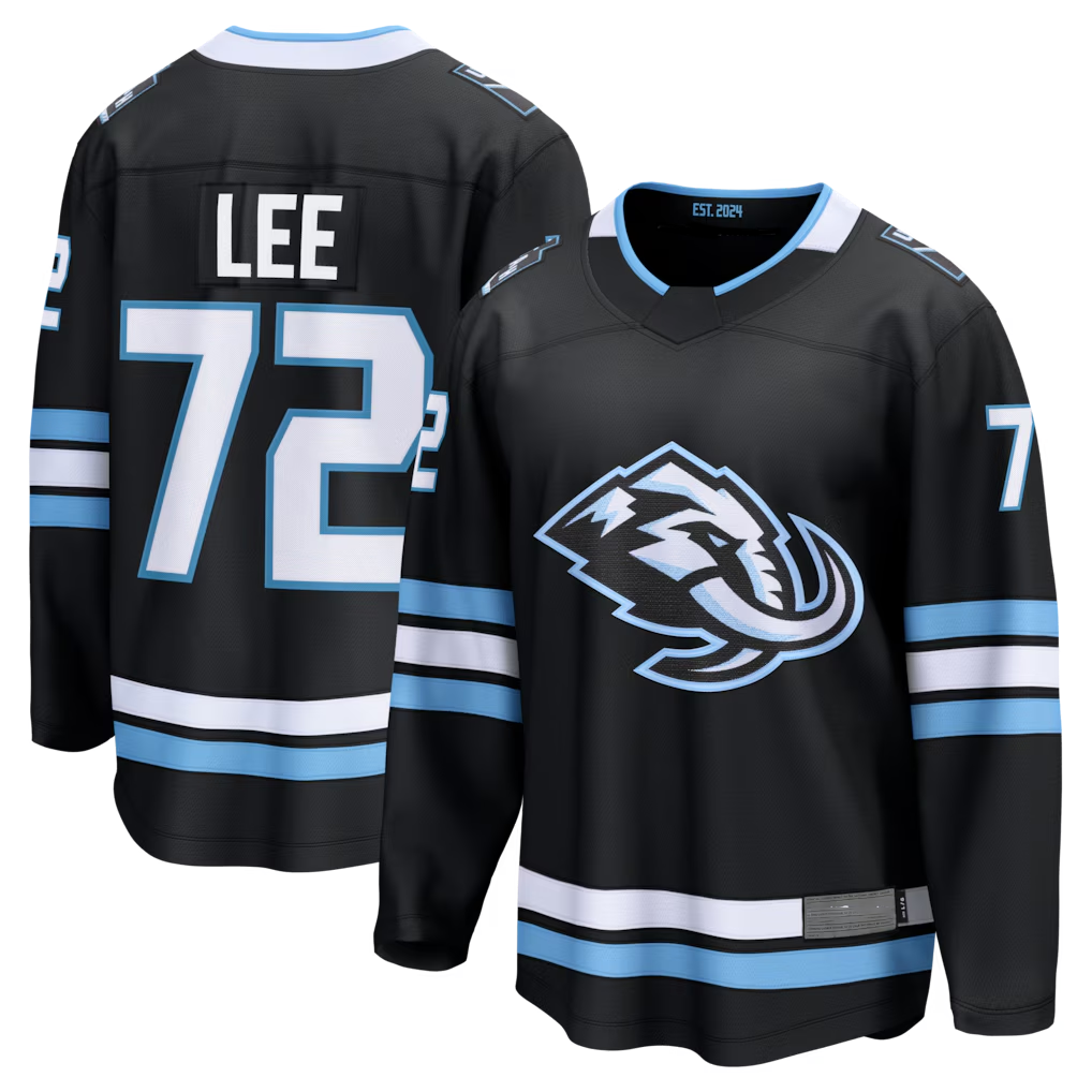 STECN U.Mammoth #72 Anders Lee Black Home Breakaway Jerseys
