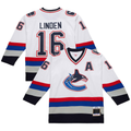 STECN V.Canucks #16 Trevor Linden White 2003-04 Power Play Jerseys