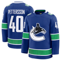 STECN V.Canucks #40 Elias Pettersson Blue Home Premium Jerseys