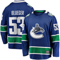 STECN V.Canucks #53 Teddy Blueger Blue Home Breakaway Jerseys