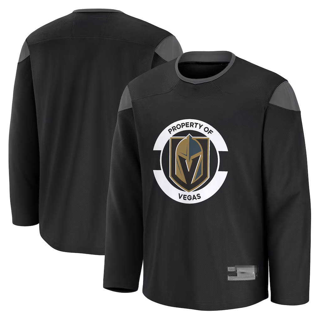 STECN V.Golden Knights Black Practice Jerseys