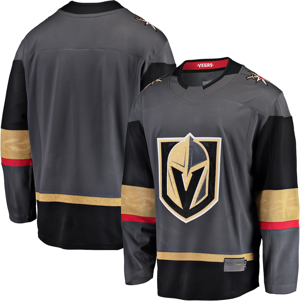 STECN V.Golden Knights Gray Breakaway Alternate Jerseys