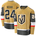 STECN V.Golden Knights #24 Jaycob Megna Gold Home Breakaway Jerseys