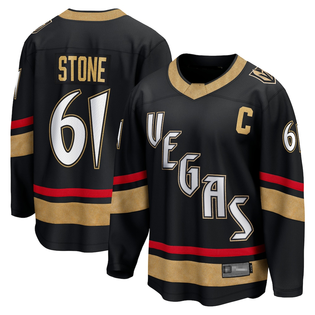 STECN V.Golden Knights #61 Mark Stone Black Special Edition 2.0 Breakaway Player Jerseys