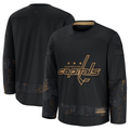 STECN W.Capitals Black 2024 Military Appreciation Practice Jerseys