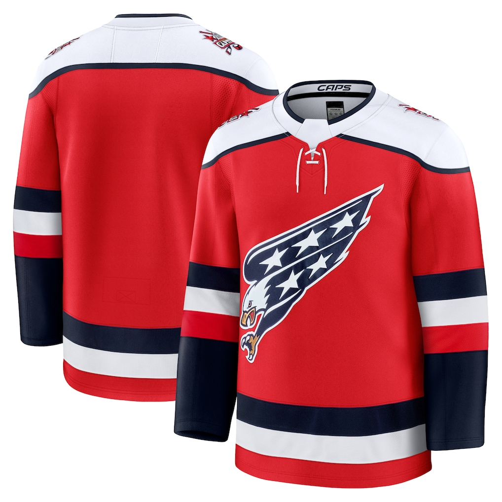 STECN W.Capitals Red Alternate Premium Jerseys