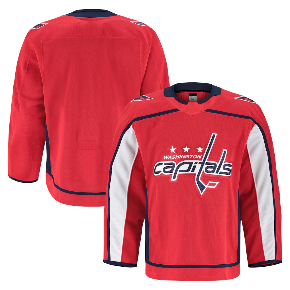 STECN W.Capitals Red Home Authentic Pro Jerseys