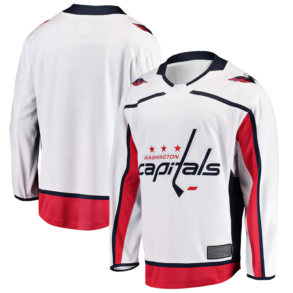 STECN W.Capitals White Breakaway Away Jerseys