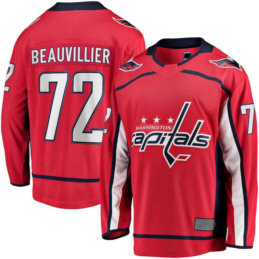 STECN W.Capitals #72 Anthony Beauvillier Red Home Breakaway Jerseys