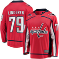 STECN W.Capitals #79 Charlie Lindgren Red Home Breakaway Player Jerseys