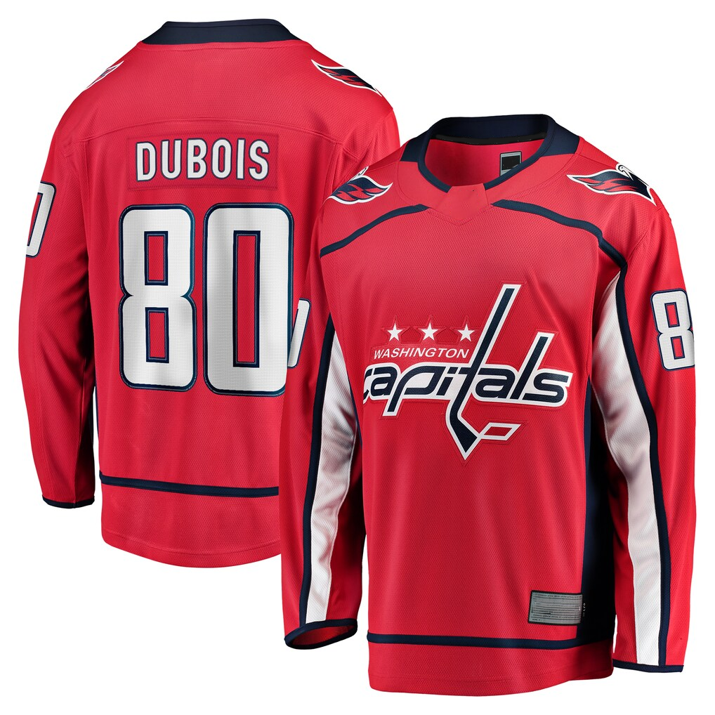 STECN W.Capitals #80 Pierre-Luc Dubois Red Home Premier Breakaway Player Jerseys