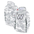 STECN W.Commanders Arctic Camo Limited Salute to Service Pullover Hoodies Game Blank Player Stitched Jerseys