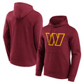 STECN W.Commanders Burgundy LOGO Pullover Hoodies Game Blank Player Stitched Jerseys