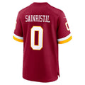 STECN W.Commanders #0 Mike Sainristil Burgundy Game Stitched Jersey