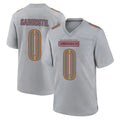 STECN W.Commanders #0 Mike Sainristil Player Gray Atmosphere Fashion Home Game Stitched Jerseys