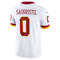 STECN W.Commanders #0 Mike Sainristil White Vapor F.U.S.E. Stitched Limited Stitched Jerseys