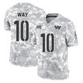 STECN W.Commanders #10 Tress Way Player Arctic Camo Limited Salute To Service Home Game Stitched Jerseys