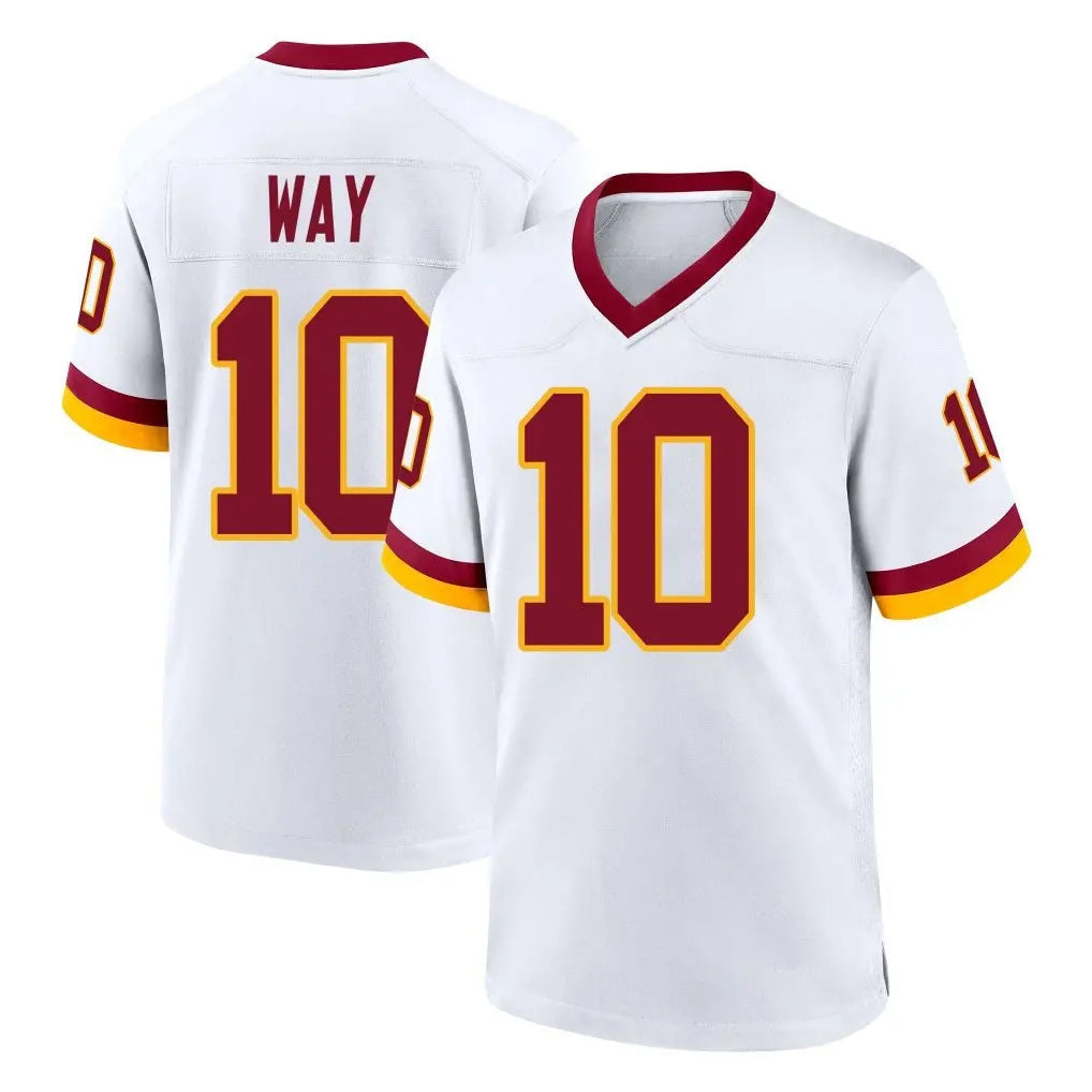 STECN W.Commanders #10 Tress Way Player White Home Game Stitched Jerseys