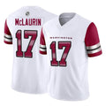 STECN W.Commanders #17 Terry Mclaurin Player White Vapor F.U.S.E. Limited Home Game Stitched Jerseys