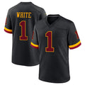 STECN W.Commanders #1 Rachaad White Player Black Limited Home Game Stitched Jerseys