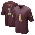 STECN W.Commanders #1 Rachaad White Player Burgundy Alternate Home Game Stitched Jerseys