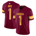 STECN W.Commanders #1 Rachaad White Player Burgundy Limited Vapor Home Game Stitched Jerseys
