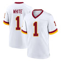 STECN W.Commanders #1 Rachaad White Player White Home Game Stitched Jerseys