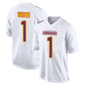 STECN W.Commanders #1 Rachaad White Player White Tundra Fashion Home Game Stitched Jerseys