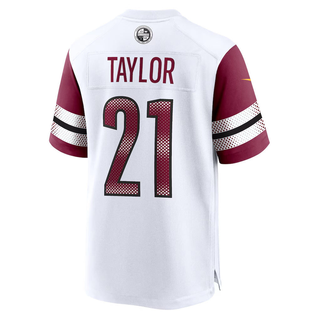 STECN W.Commanders #21 Sean Taylor Player White Home Game Stitched Jerseys
