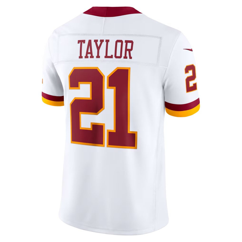 STECN W.Commanders #21 Sean Taylor White Vapor F.U.S.E. Stitched Retired Limited Stitched Jerseys
