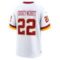 STECN W.Commanders #22 Jacory Croskey-Merritt Player White Home Game Stitched Jerseys
