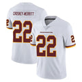 STECN W.Commanders #22 Jacory Croskey-Merritt Player White Limited Vapor Untouchable Home Game Stitched Jerseys