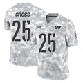 STECN W.Commanders #25 Nick Cross Player Arctic Camo Limited Salute To Service Home Game Stitched Jerseys