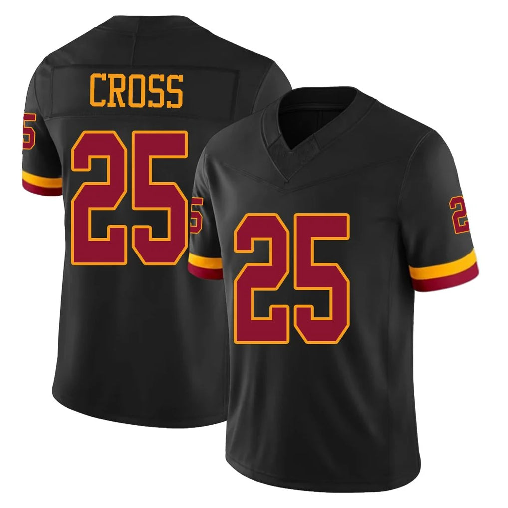 STECN W.Commanders #25 Nick Cross Player Black Limited Vapor Home Game Stitched Jerseys