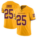 STECN W.Commanders #25 Nick Cross Player Gold Limited Color Rush Home Game Stitched Jerseys