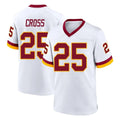STECN W.Commanders #25 Nick Cross Player White Home Game Stitched Jerseys