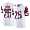 STECN W.Commanders #25 Nick Cross Player White Limited Vapor Home Game Stitched Jerseys