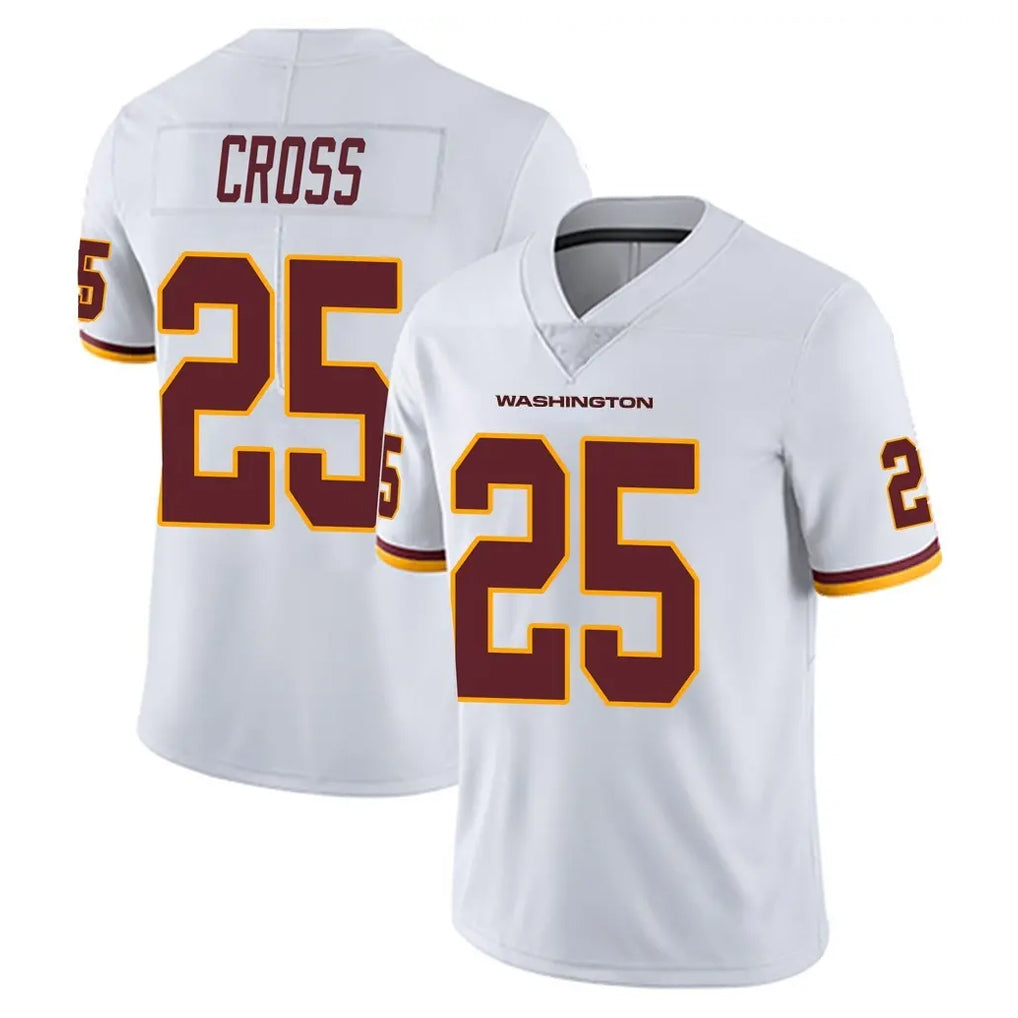 STECN W.Commanders #25 Nick Cross Player White Limited Vapor Untouchable Home Game Stitched Jerseys