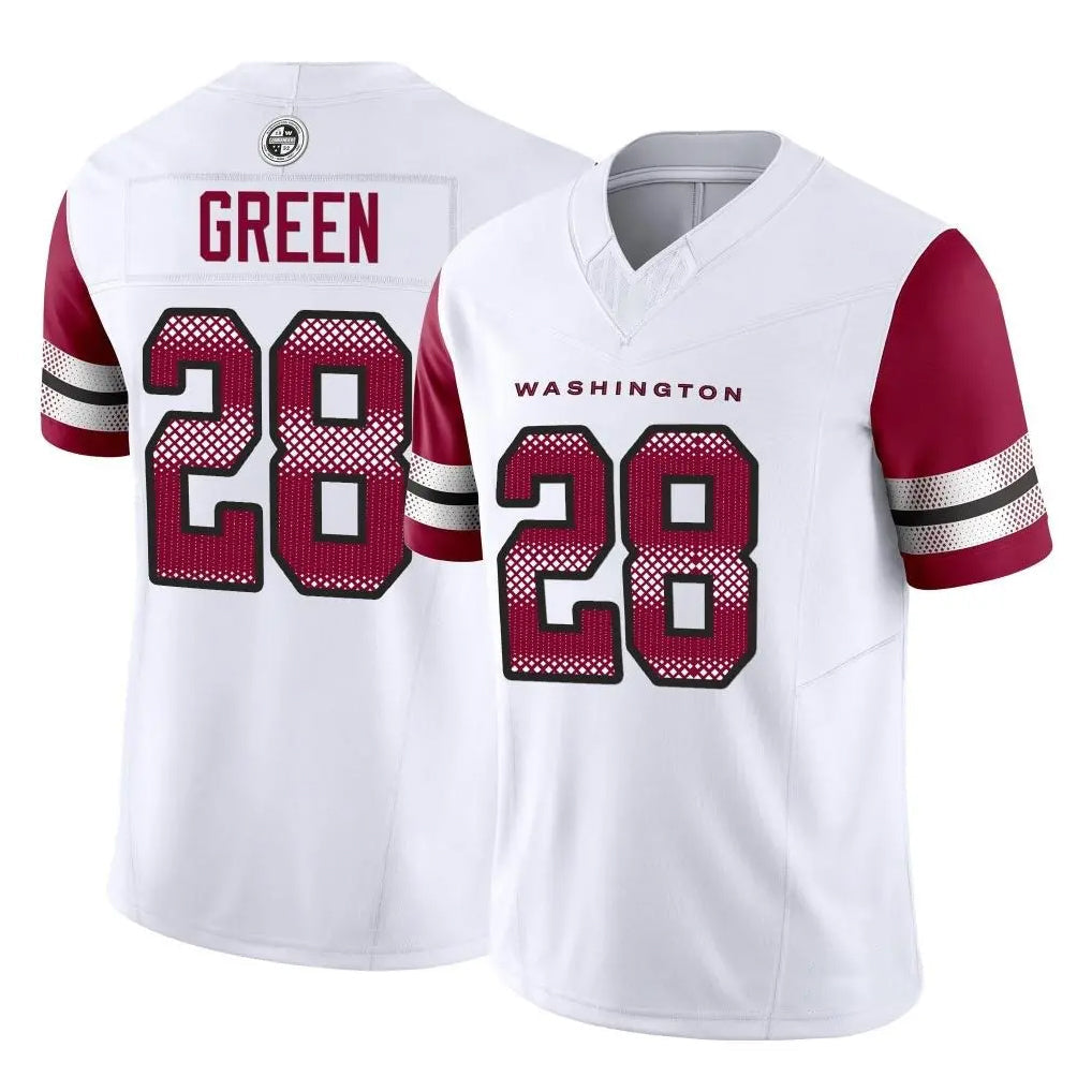 STECN W.Commanders #28 Darrell Green Player  White Vapor F.U.S.E. Limited Stitched Jerseys