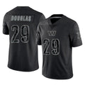 STECN W.Commanders #29 Rasul Douglas Player Black Limited Reflective Home Game Stitched Jerseys
