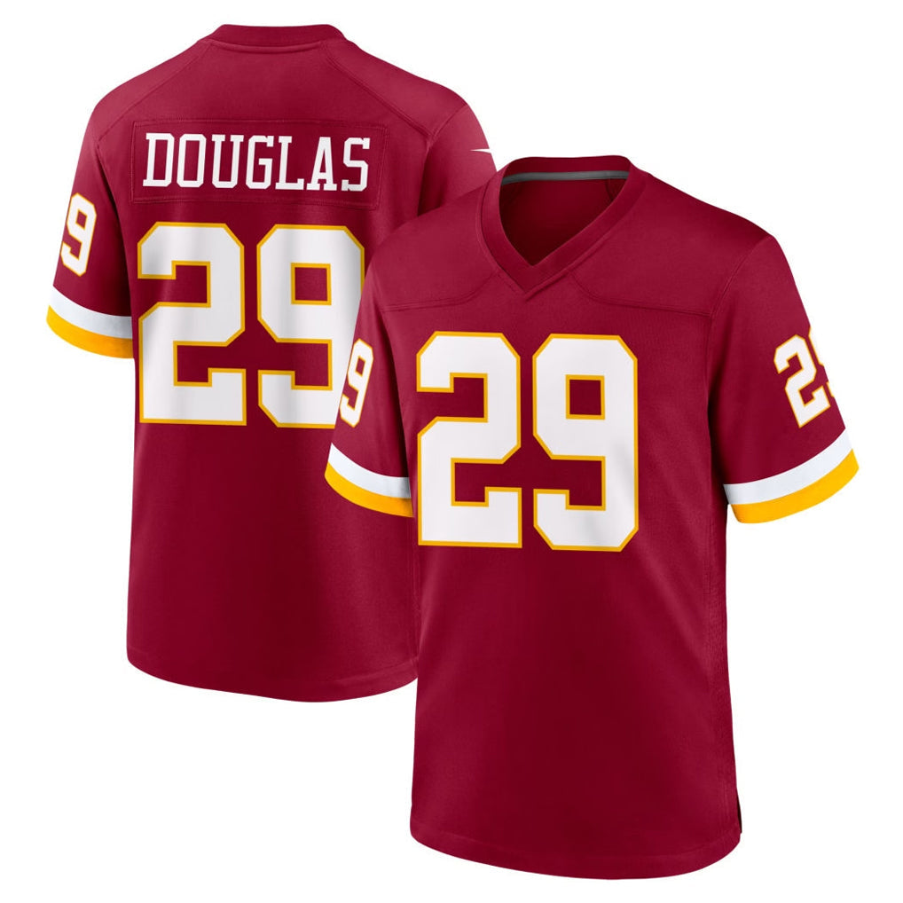 STECN W.Commanders #29 Rasul Douglas Player Burgundy Game Home Stitched Jerseys