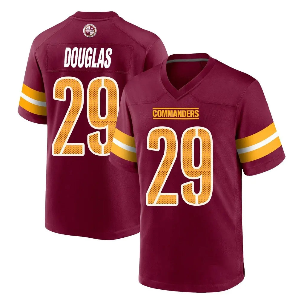 STECN W.Commanders #29 Rasul Douglas Player Burgundy Home Game Stitched Jerseys