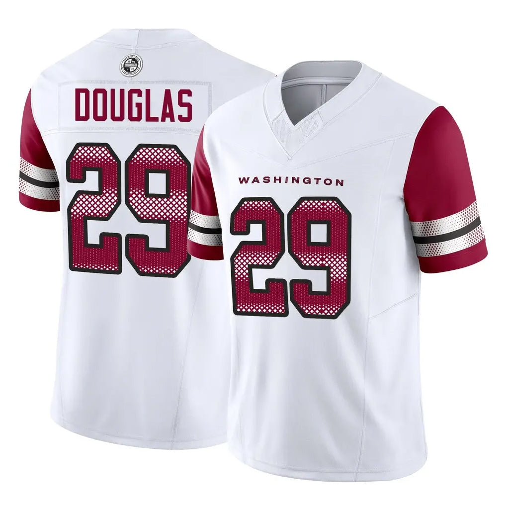 STECN W.Commanders #29 Rasul Douglas Player White Vapor F.U.S.E. Limited Home Game Stitched Jerseys
