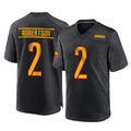STECN W.Commanders #2 Amik Robertson Player Black Home Game Stitched Jerseys