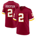 STECN W.Commanders #2 Amik Robertson Player Burgundy Game Home Stitched Jerseys