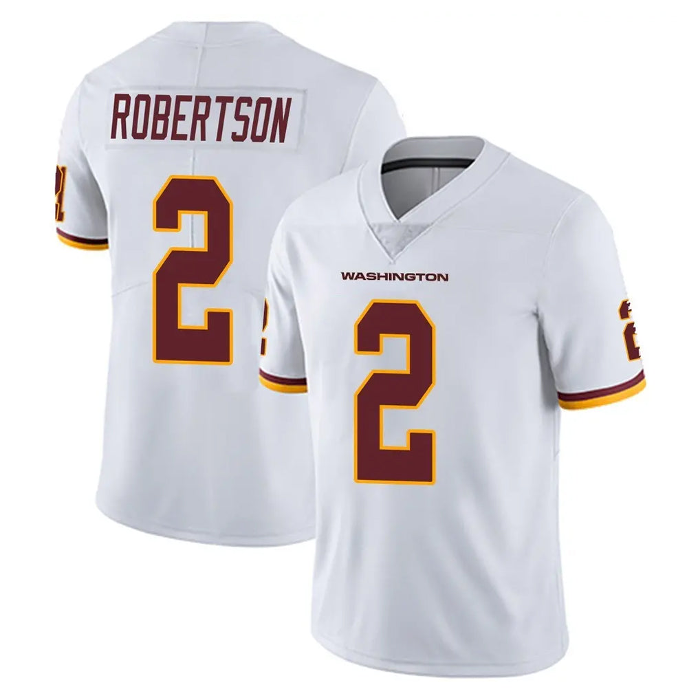 STECN W.Commanders #2 Amik Robertson Player White Limited Vapor Untouchable Home Game Stitched Jerseys