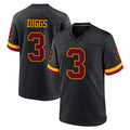 STECN W.Commanders #3 Stefon Diggs Player Black Limited Home Game Stitched Jerseys