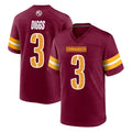 STECN W.Commanders #3 Stefon Diggs Player Burgundy Home Game Stitched Jerseys